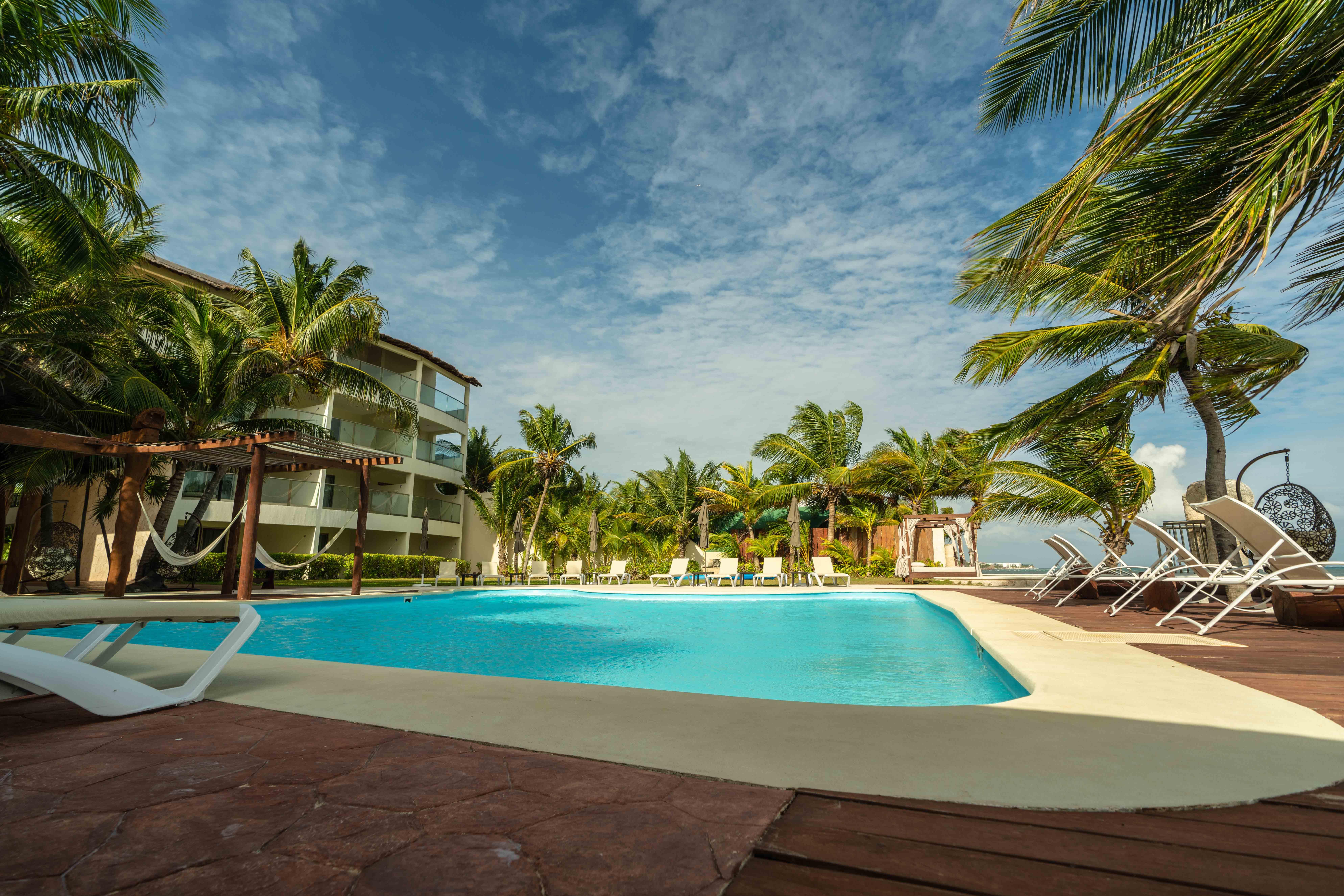 Casa del Puerto by MIJ - Beachfront Hotel Puerto Morelos Exterior foto