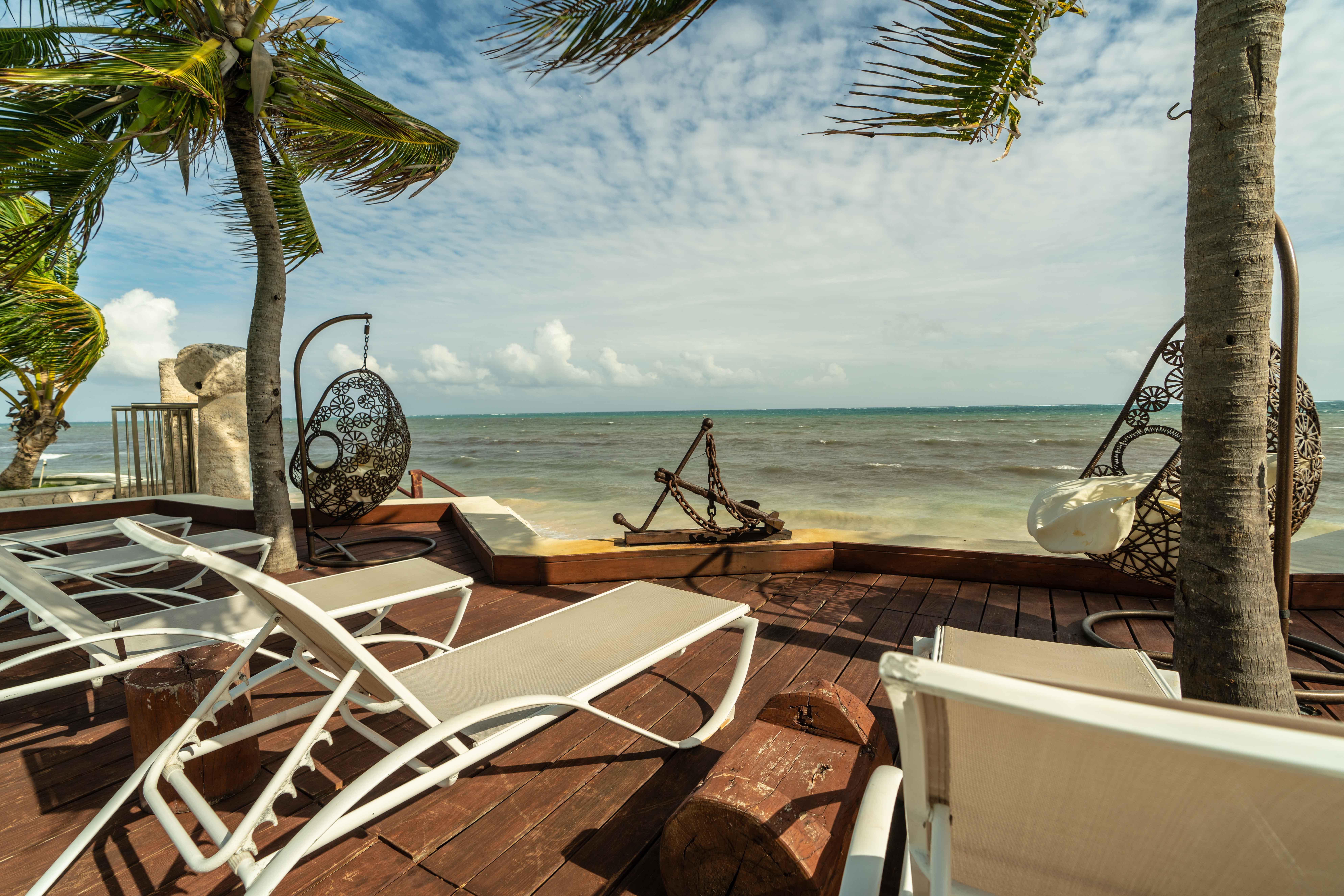 Casa del Puerto by MIJ - Beachfront Hotel Puerto Morelos Exterior foto